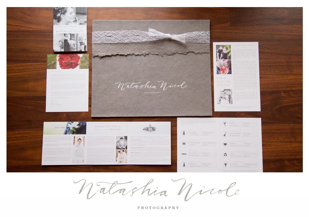 wedding photography welcome packet