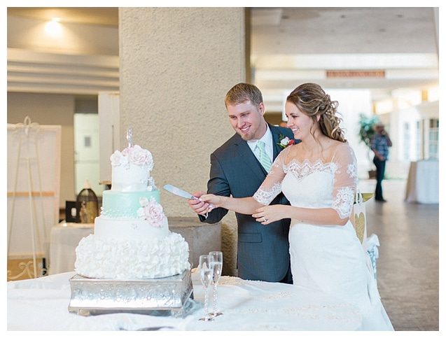 wedding cake cutting wisconsin