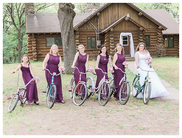 Wisconsin Rapids wedding bridesmaids