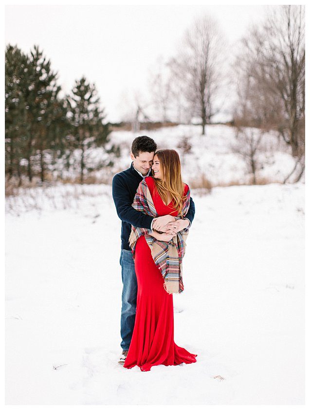 Red Dress Wisconsin Engagement Photographer_5252