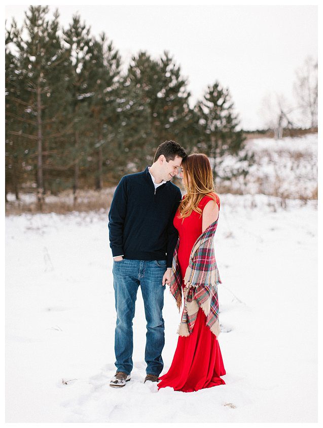 Red Dress Wisconsin Engagement Photographer_5256