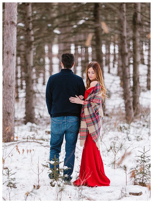 Red Dress Wisconsin Engagement Photographer_5305