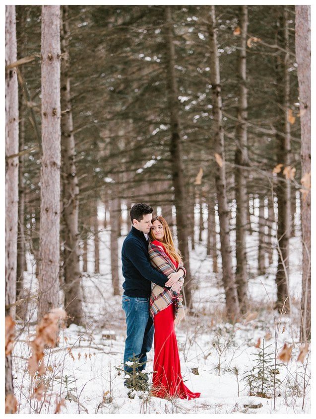 Red Dress Wisconsin Engagement Photographer_5315