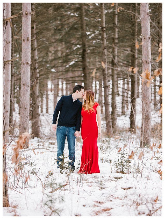 Red Dress Wisconsin Engagement Photographer_5323