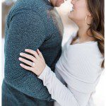  Snowy Winter Wausau Engagement Session