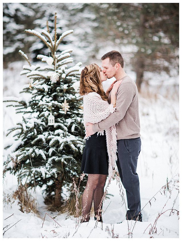 Winter Wisconsin Engagement Photography_9157