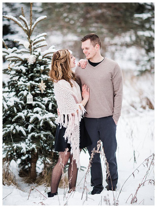 Winter Wisconsin Engagement Photography_9159