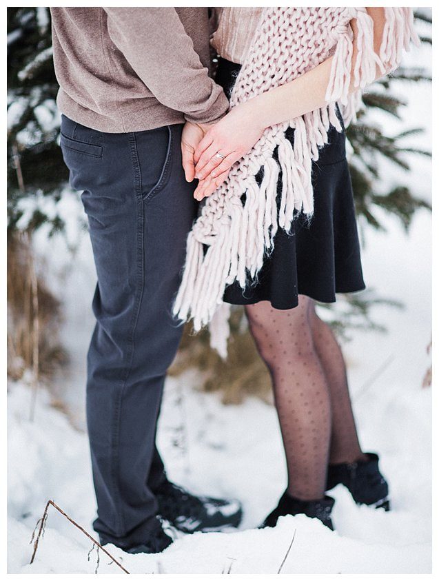 Winter Wisconsin Engagement Photography_9160