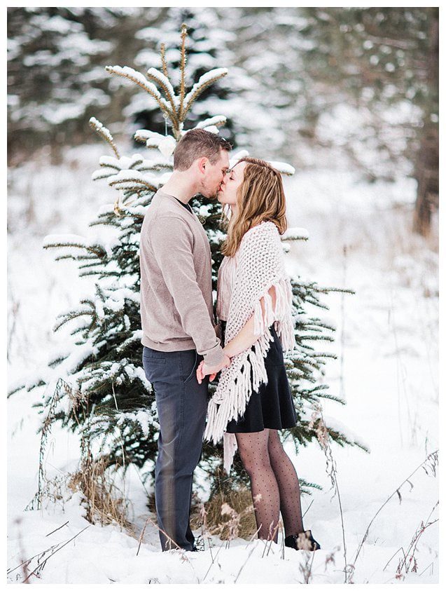 Winter Wisconsin Engagement Photography_9162