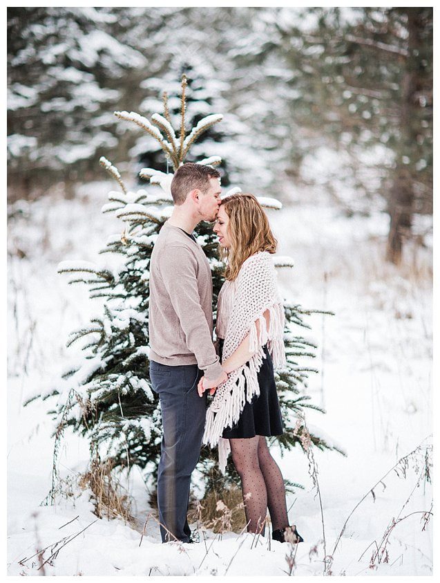 Winter Wisconsin Engagement Photography_9163