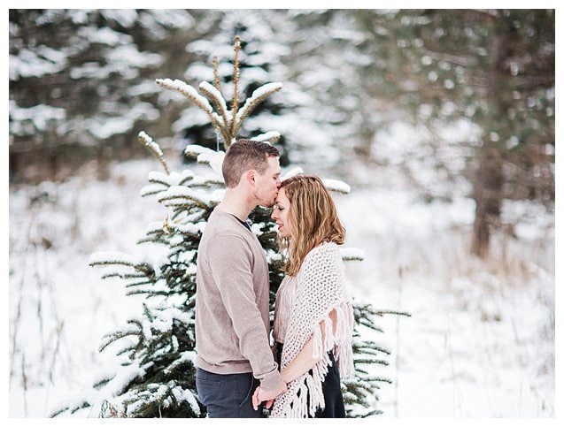 Winter Wisconsin Engagement Photography_9164