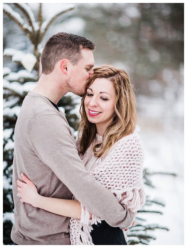 Winter Wisconsin Engagement Photography_9165
