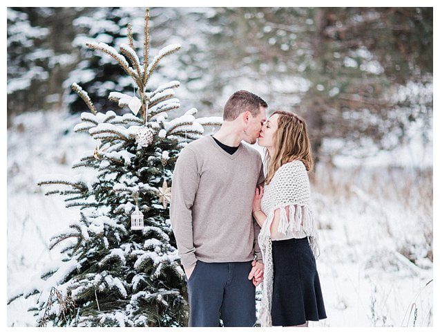 Winter Wisconsin Engagement Photography_9167