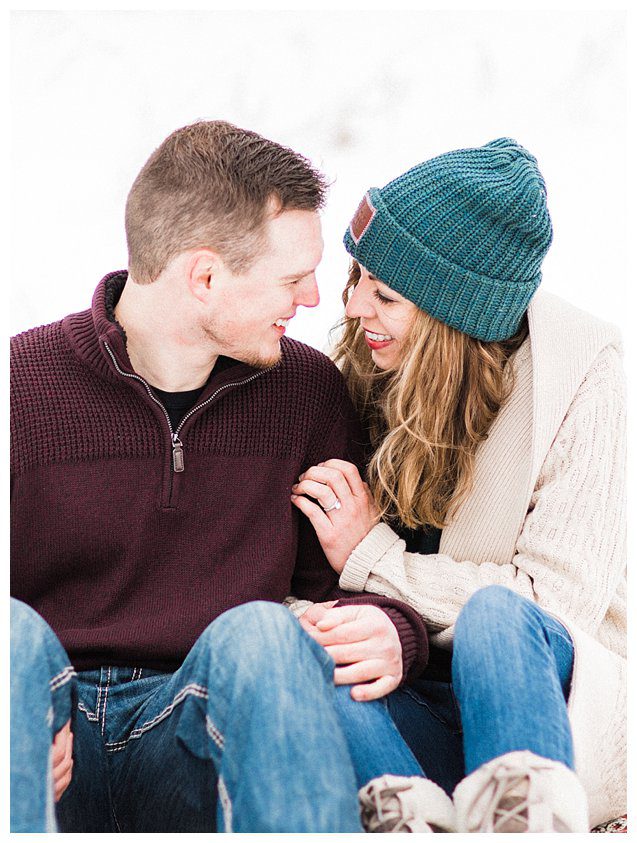 Winter Wisconsin Engagement Photography_9170
