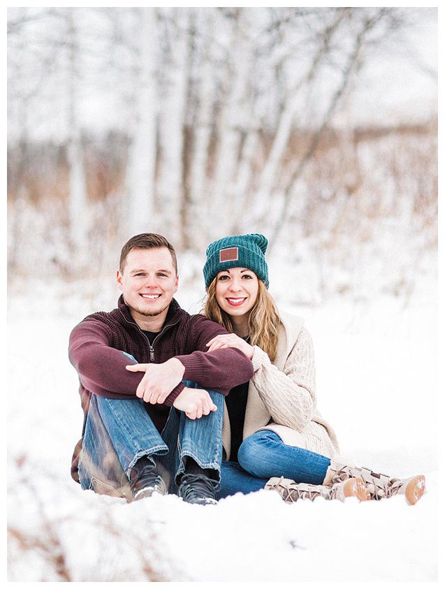 Winter Wisconsin Engagement Photography_9171