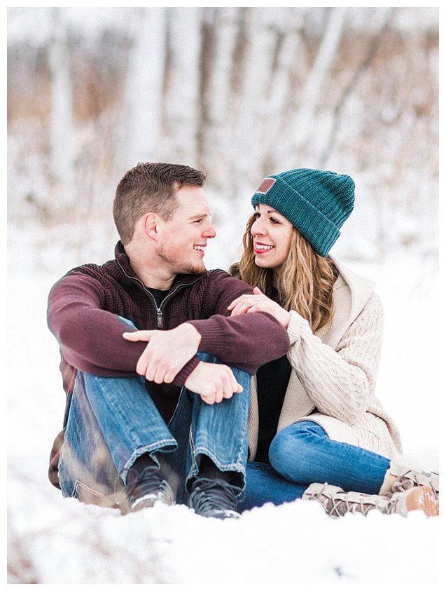 Winter Wisconsin Engagement Photography_9172