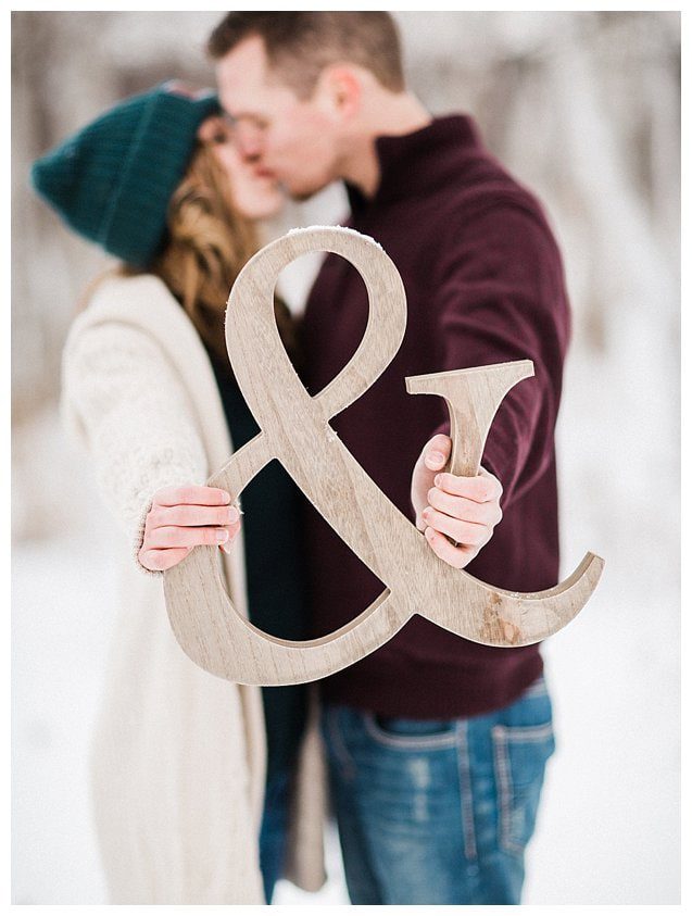 Winter Wisconsin Engagement Photography_9178
