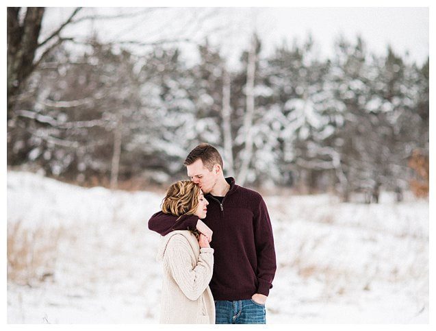 Winter Wisconsin Engagement Photography_9179