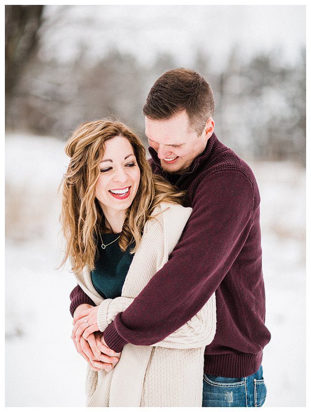 Winter Wisconsin Engagement Photography_9180