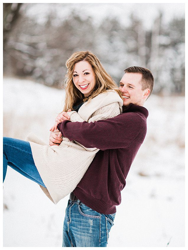 Winter Wisconsin Engagement Photography_9181